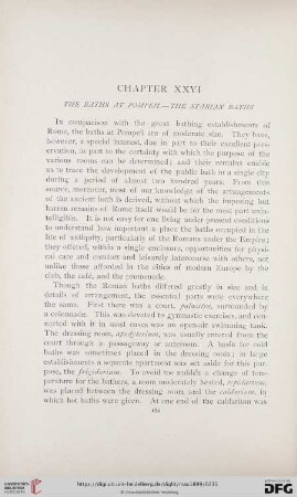Chapter XXVI.: The Baths at Pompeii. - The Stabian Baths