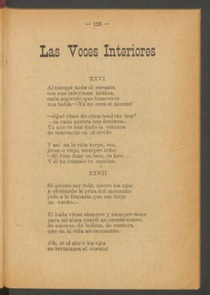 Las voces interiores
