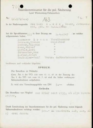 Kleck, Karl