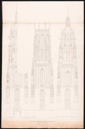 Dom, Frankfurt/Main: Ansicht des Turmes
