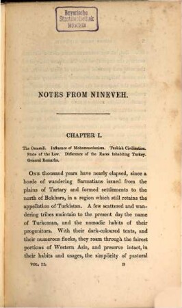 Narrative of a two years residence at Nineveh and travels in Mesopotamia, Assyria, and Syria. 2