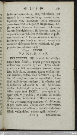 Cap. XXVIII. Pancreas