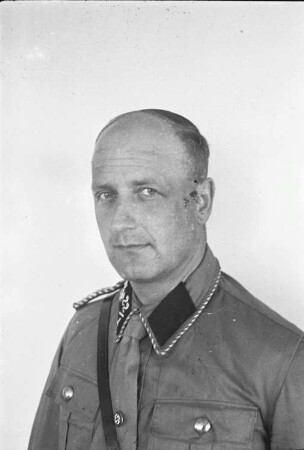 Zweiter Weltkrieg. Porträt eines Angehörigen der deutschen Wehrmacht