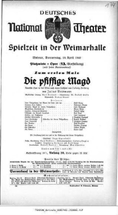 Die pfiffige Magd