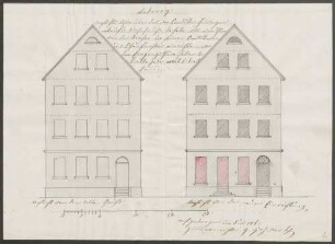 Henninger, Wilhelm, Konditor Einbau eines Ladens mit Straßeneingang und Schaufenstern