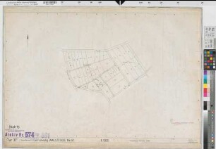 Walstedde (Drensteinfurt), Flurbereinigung Walstedde, Bl. 16 Zuteilungskarte Walstedde Flur 33,2