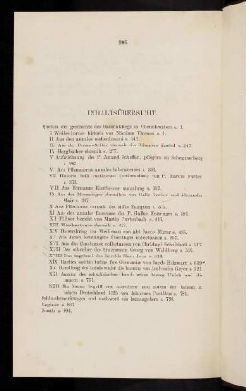 906-906, Inhaltsübersicht.