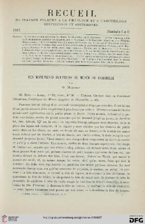 37: Les monuments égyptiens du Musée de Marseille