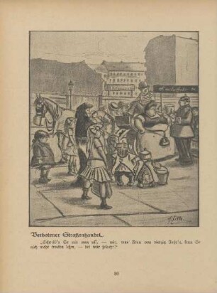 Verbotener Straßenhandel