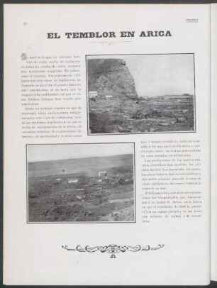 El temblor en Arica
