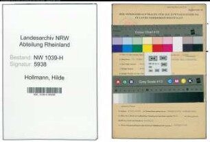 Entnazifizierung Hilde Hollmann , geb. 12.01.1901 (Lehrerin)