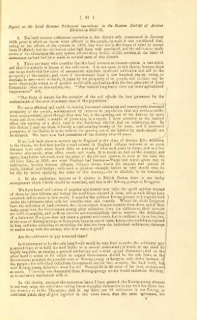 Report on the land revenue settlement operations in the Ramree District of Arakan Division in 1867-68.