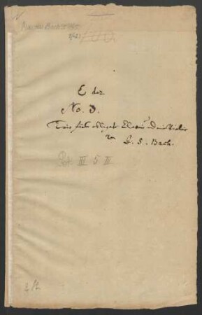 Sonaten; vl, cemb; E-Dur; BWV 1016
