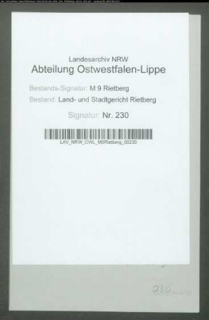 Erblasser: Kaupmann ?, Jürgen; Erblasser: Obdieck ?, Borges: Nachlassregulierung