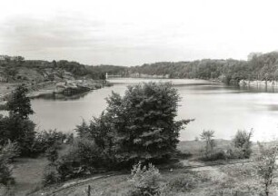 Rüdersdorfer Kalkberge. Heinitzsee (abgesoffener Kalktagebau). Blick von Nordosten