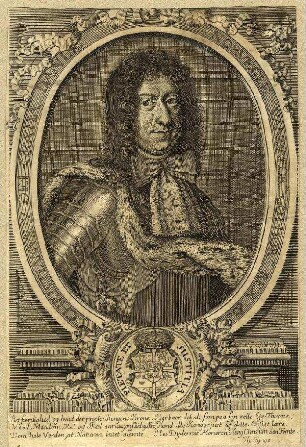 Bildnis von Christian V. (1646-1699), König von Dänemark