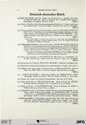 Römisch-deutsches Reich (Nr. 143-465)