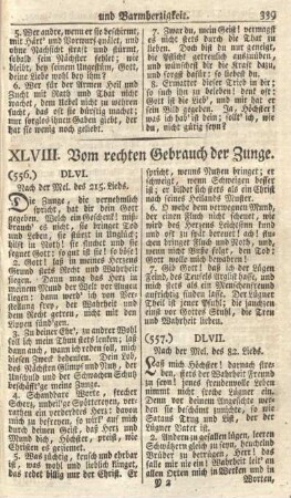 XLVIII. Vom rechten Gebrauch der Zunge.
