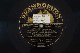 "Fidelio" : Abscheulicher, wo eilst du hin; I. Teil / (Beethoven)