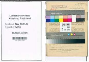 Entnazifizierung Albert Burdak , geb. 02.12.1902 (Polizist)