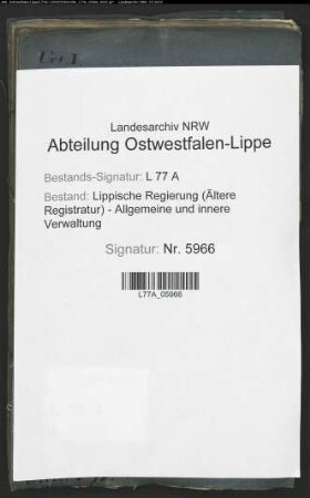 Anstellung der Amtschirurgen für das Amt Brake
