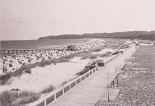 Baabe, Strand : Insel Rügen, Baabe. Blick über den Strand