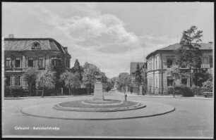 Ortrand. Bahnhofstraße