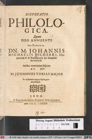 Disputatio Philologica