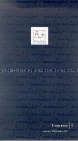 Veranstaltungsprogramm zur 950-Jahr-Feier von Nürnberg
