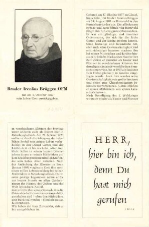 Brüggen, Irenäus OFM