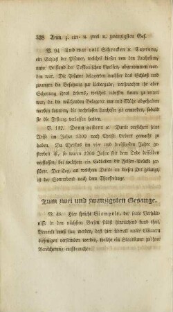Zum zwei und zwanzigsten Gesange