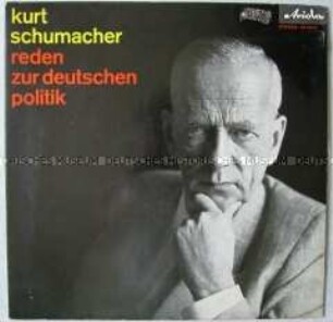 Reden von Kurt Schumacher, Plattenhülle
