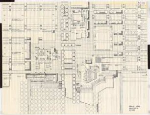 Universität Bremen: Grundriss Hauptdeck, 1:500