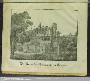 Die Ruine der Nicolaikirche´zu Bautzen