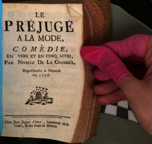 Le préjugé à la mode : comédie, en vers et en cinq actes