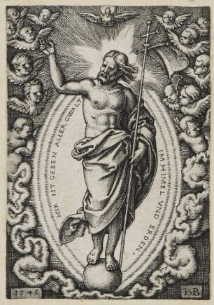 Christus auf der Weltkugel