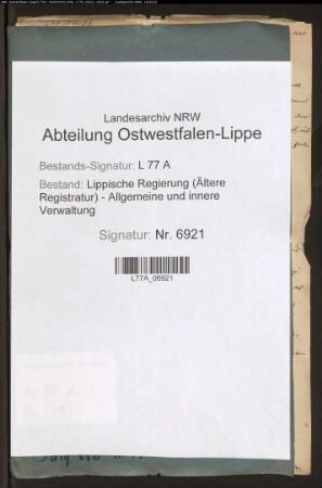 Anstellung der Grenz-(Steuer-)aufseher Boeke und Garnjost
