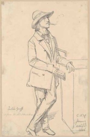 Bildnis Grosse, Julius (1828-1902), Schriftsteller