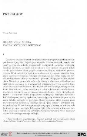 11: Obraz i jego media : próba antropologiczna