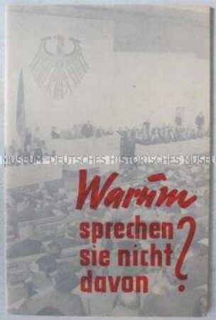 Dokumentation der Pressekonferenz des Ausschusses für Deutsche Einheit mit bundesdeutschen Gewerkschaftern zur Lage der Arbeiter in der BRD