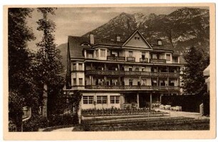 Postkarte Hotel Wittelsbach, Garmisch, 1926