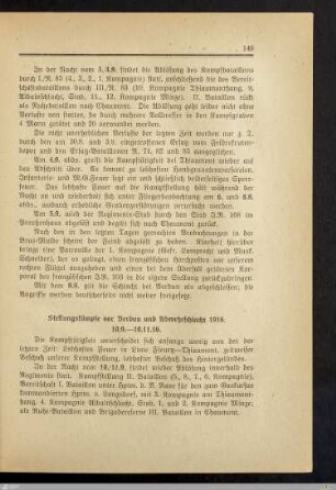Stellungskämpfe vor Verdun und Abwehrschlacht 1916
