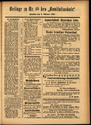 Zweite Ausgabe vom Sonntag, den 03. Oktober 1897.
