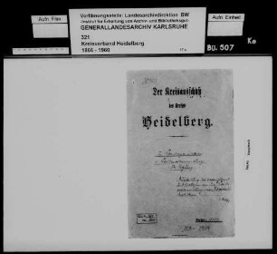 Vorbereitung und Durchführung der Kreisversammlung vom 26. Juli 1919 - 54. ordentliche Sitzung