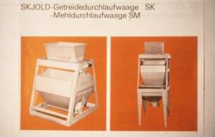 SKJOLD Getreidedurchlaufwaage SK - Mehldurchlaufwaage SM