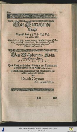 Das Vierzehende Buch.