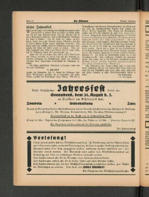 Jahresfest
