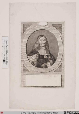 Bildnis Wolf Eberhard Felsecker
