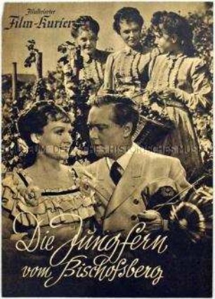 Filmzeitschrift zu dem deutschen Spielfilm "Die Jungfern vom Bischofsberg"