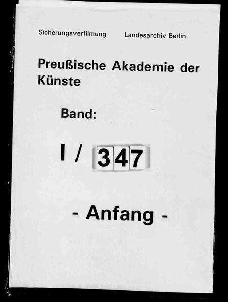 Mitglieder - Ausstellungskataloge | Digitalisierung: Archiv der Akademie der Künste